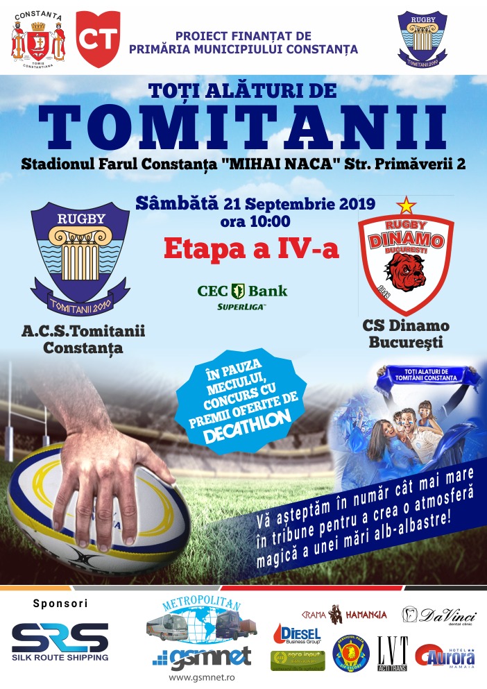afis ACS Tomitanii Constanta vs CS Dinamo Bucuresti 21.09.2019