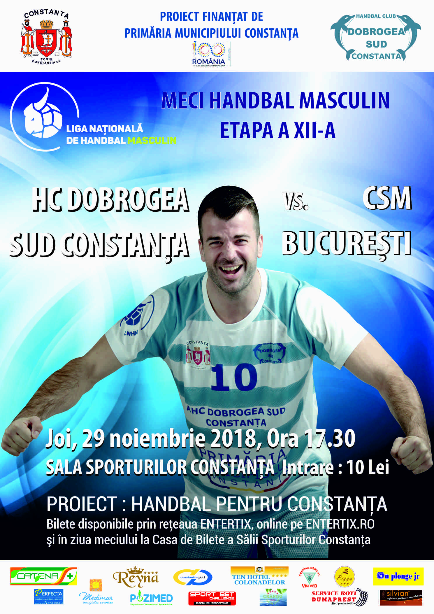 afis HCDS vs CSM bucuresti 29 11 2018
