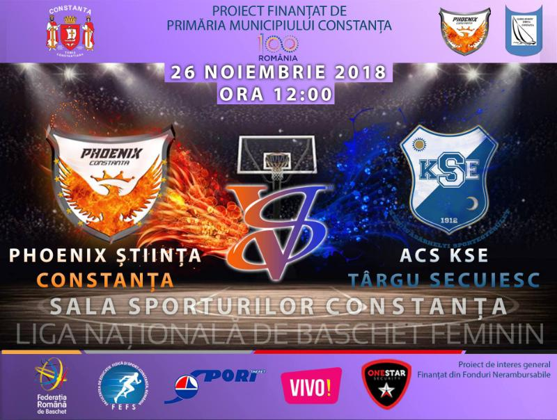 afis Phoenix Stiinta Constanta vs ACS KSE Targu Secuiesc 26.11.2018